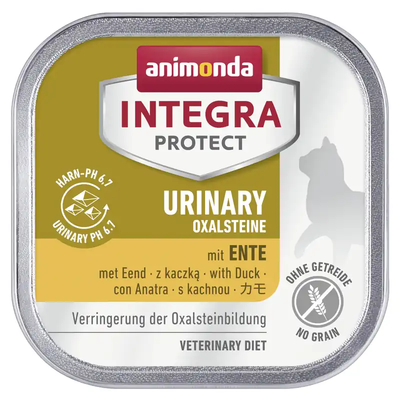 Sparpaket 16 x 100 g Animonda Integra Protect Urinary/Harnsteine mit Ente Katzen Nassfutter Wochenendangebot